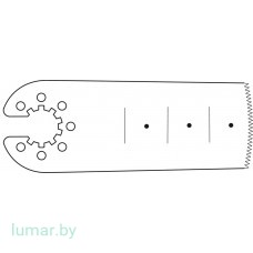 Лезвие пилы, со звездообразным соединением, 35/20/0.5/0.8 мм