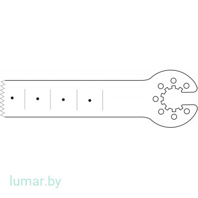Лезвие пилы, со звездообразным соединением, 50/15/0.5/0.8 мм, артикул - GC649R