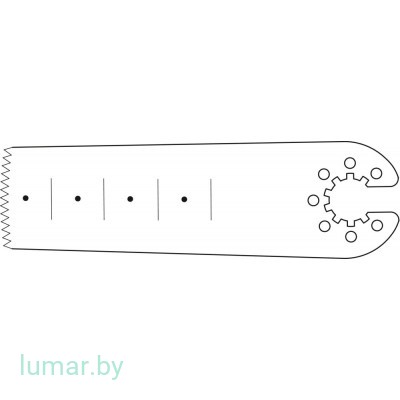 Лезвие пилы, со звездообразным соединением, 50/20/0.7/0.9 мм, артикул - GC650R
