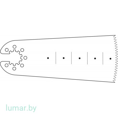 Лезвие пилы, со звездообразным соединением, 50/30/0.7/0.9 мм, артикул - GC652R