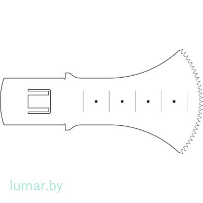 Лезвие пилы стернальной, быстросъемное, 50/40/0.7/0.9 мм, артикул - GC675R