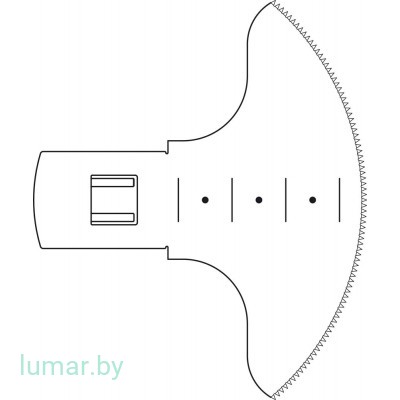 Лезвие пилы стернальной, быстросъемное, 35/75/0.7/0.9 мм, артикул - GC681R