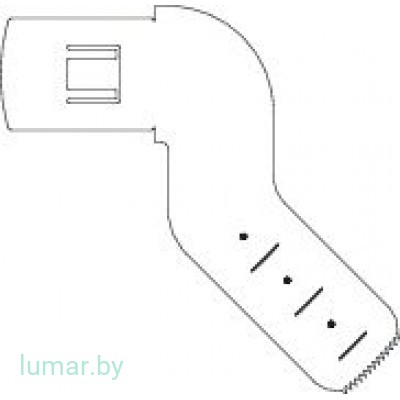 Лезвие пилы стернальной, быстросъемное, 45°/50/17/0.9 мм, артикул - GC683R