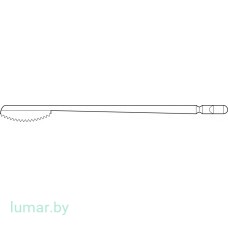 Лезвие для пил GB130R/GB391R, выгнутое, 17/4/0.4/0.6 мм
