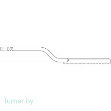 Лезвие для пил GB130R/GB391R, изогнутое книзу, 33/0.4/0.6 мм