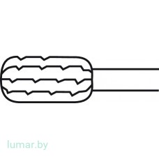 Бур цилиндрический, диам. 5.0 мм/ISO 050 2.35х70 мм