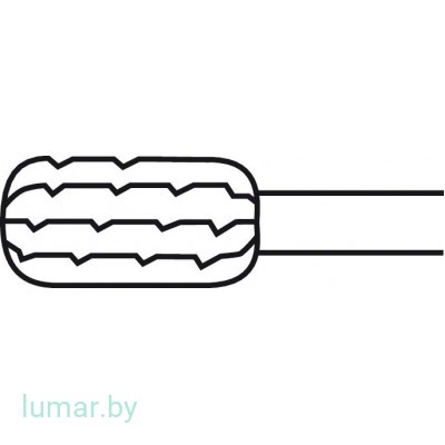 Бур цилиндрический, диам. 5.0 мм/ISO 050 2.35х70 мм, артикул - GD082R