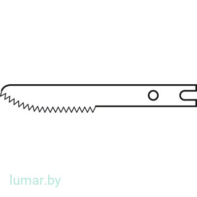 Лезвие для пилы реципрокной GD305, выгнутое, 13/0.3/0.3 мм, артикул - GD323R