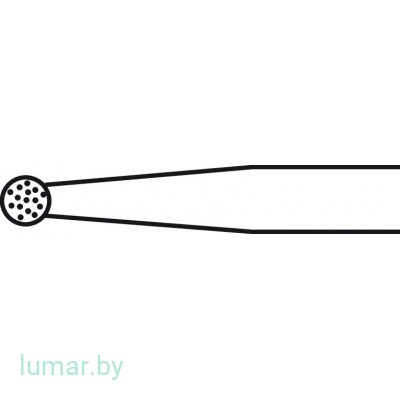 Бур HI-LINE алмазный, грубый, тип II, диам. 2.3 мм, артикул - GD692R