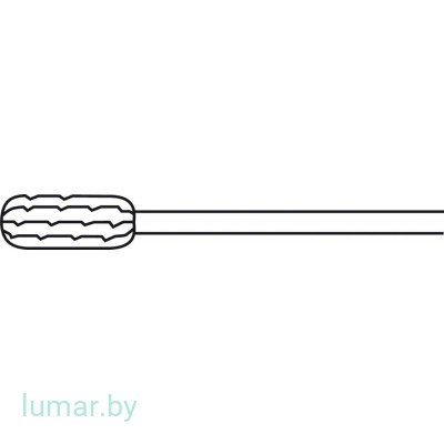 Бур HI-LINE цилиндрический, тип III, диам. 5.0 мм, артикул - GD846R