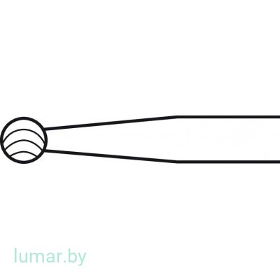 Бур HI-LINE ROSEN тип III, диам. 3.1 мм, артикул - GD740R