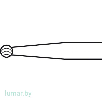 Бур HI-LINE ROSEN тип III, диам. 2.3 мм, артикул - GD809R
