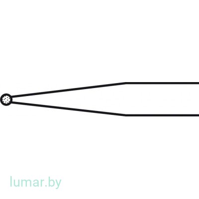Бур HI-LINE алмазный, тип II,  диам. 1.0 мм, артикул - GD787R