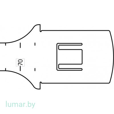 Лезвие для пилы, одноразовое, быстросъемное, 75/9/1.27 мм, артикул - GE231SU