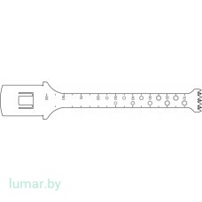 Лезвие для пилы, одноразовое, быстросъемное, 90/8/1.27 мм