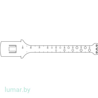 Лезвие для пилы, одноразовое, быстросъемное, 90/8/1.47 мм, артикул - GE232SU