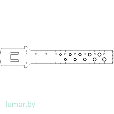 Лезвие для пилы, одноразовое, быстросъемное, 90/13/1.0 мм, артикул - GE235SU