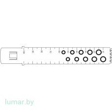 Лезвие для пилы, одноразовое, быстросъемное, 100/19/1.27 мм
