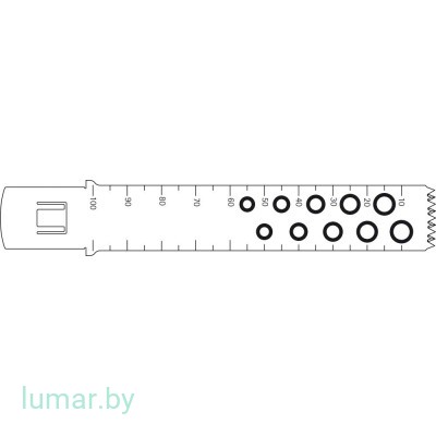 Лезвие для пилы, одноразовое, быстросъемное, 100/19/1.27 мм, артикул - GE249SU