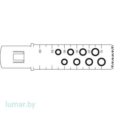 Лезвие для пилы, быстросъемное, 65/20/0.9 мм, артикул - GE252R