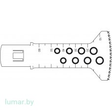 Лезвие для пилы, быстросъемное, 65/41/0.9 мм