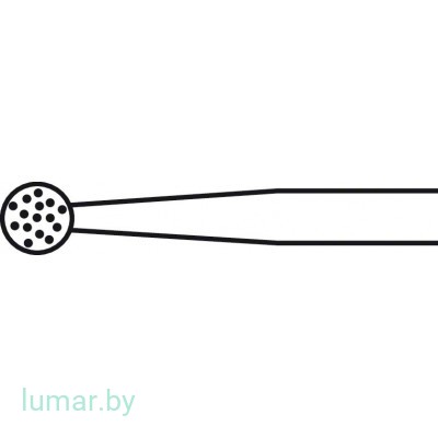 Бур HI-LINE XS алмазный, грубый, тип II, диам. 3.1 мм, артикул - GE525R