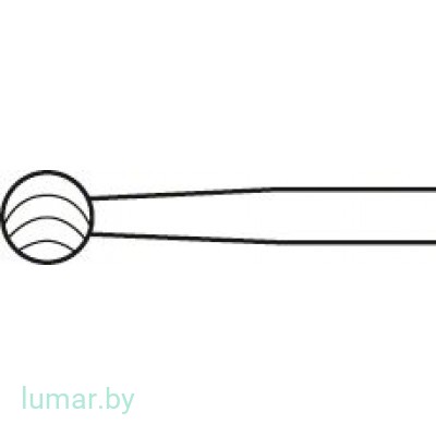 Бур HI-LINE XS ROSEN одноразовый, тип II, диам. 4.5 мм, артикул - GE500SU