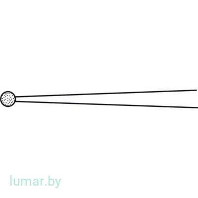 Бур HI-LINE XS алмазный, одноразовый, тип I+, диам. 1.0 мм, артикул - GE463SU