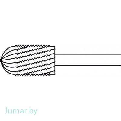Бур HI-LINE XS цилиндрический, тип XL-I, для мягкой резки, диам. 6.0 мм, артикул - GE712R