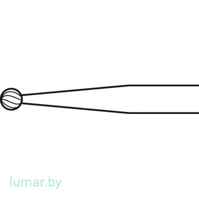 Бур ELAN 4 ROSEN тип 2-RING, с твердосплавными вставками, диам. 2.3 мм, артикул - GP301TC