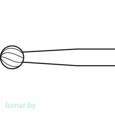 Бур ELAN 4 ROSEN тип 2-RING, с твердосплавными вставками, диам. 4.0 мм, артикул - GP304TC