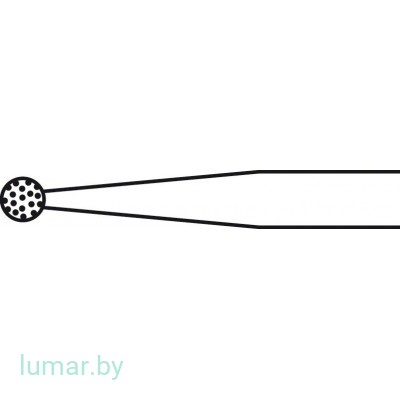 Бур ELAN 4 алмазный, грубый, тип 2-RING, диам. 2.3 мм, артикул - GP321R