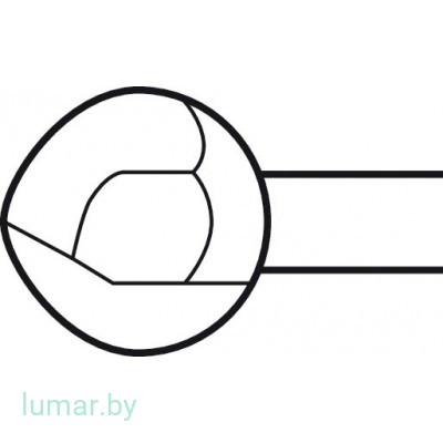 Бур ELAN 4 тип 2-RING, с двойной нарезкой,  диам. 8.0 мм, артикул - GP338R