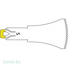 Лезвие, для пилы сагиттальной, тип S, 20/15/0.3 мм