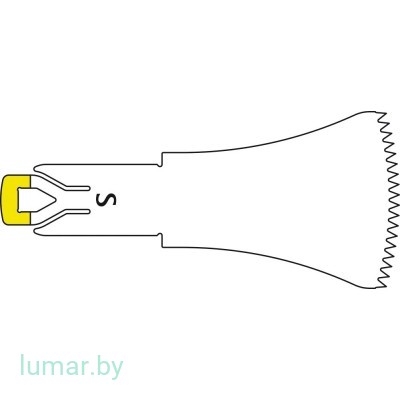 Лезвие, для пилы сагиттальной, тип S, 20/15/0.3 мм, артикул - GP495R