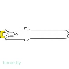Лезвие, для пилы сагиттальной, тип S, 25/5/0.3 мм