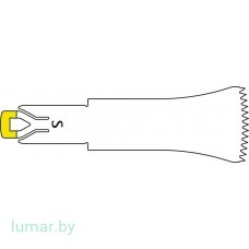 Лезвие, для пилы сагиттальной, тип S, 25/12/0.3 мм