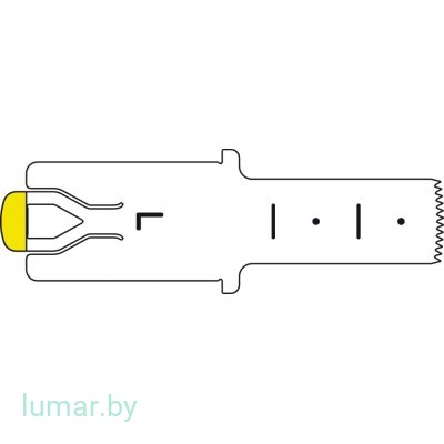 Лезвие, для пилы сагиттальной, тип L, 25/10/0.7 мм, артикул - GP515R