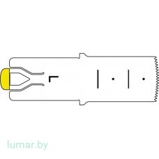 Лезвие, для пилы сагиттальной, тип L, 25/15/0.7 мм