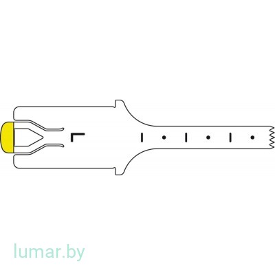 Лезвие, для пилы сагиттальной, тип L, 35/5/0.5 мм, артикул - GP521R