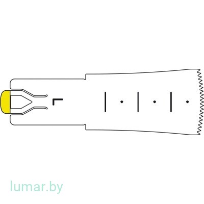 Лезвие, для пилы сагиттальной, тип L, 35/20/0.7 мм, артикул - GP524R