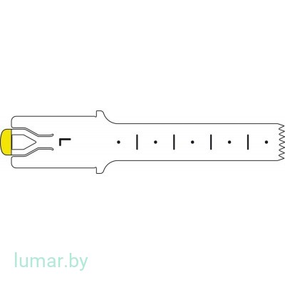 Лезвие, для пилы сагиттальной, тип L, 50/10/0.8 мм, артикул - GP535R