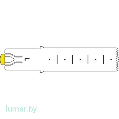 Лезвие, для пилы сагиттальной, тип L, 50/15/0.8 мм, артикул - GP536R