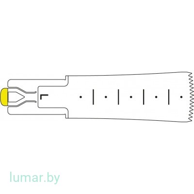 Лезвие, для пилы сагиттальной, тип L, 50/20/0.9 мм, артикул - GP537R