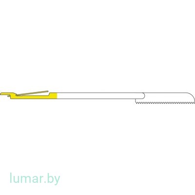 Лезвие, для пилы реципрокной, длинное, 27/0.6 мм, артикул - GP563R