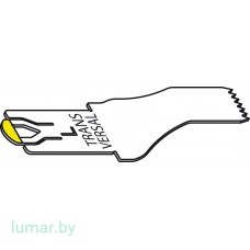 Лезвие, для пилы трансверсальной, тип L, коленчатое, 12/8/0.7 мм