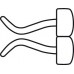 Ретрактор ALM 4х4 полуострых зуба, 100 мм, артикул - BV011R
