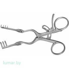 Ретрактор ADSON-BABY 3х4 зуба, с подвижными браншами, 140 мм Ретрактор ADSON-BABY 3х4 зуба, с подвижными браншами, 140 мм