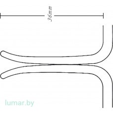 Ретрактор MAYO-ADAMS 2х2 тупых зуба, 165 мм Ретрактор MAYO-ADAMS 2х2 тупых зуба, 165 мм