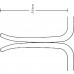 Ретрактор MAYO-ADAMS 2х2 тупых зуба, 165 мм, артикул - BV112R